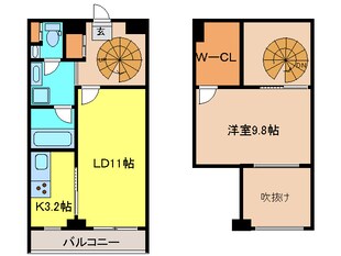 ヴィルヌ－ブ蔵前の物件間取画像